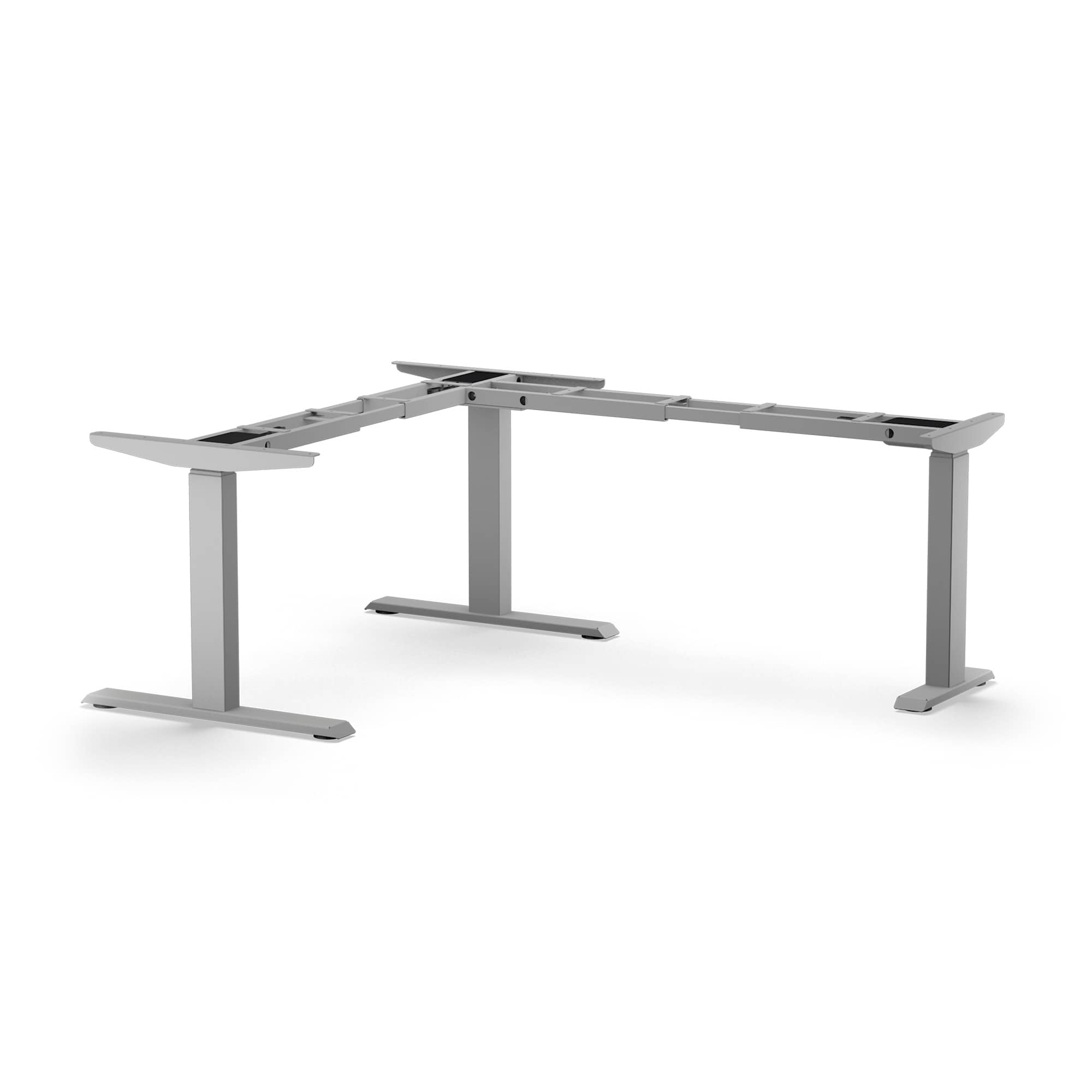 BMB telaio per tavolo E-CORNER regolabile elettricamente in altezza 600 - 1250 mm alluminio bianco RAL 9006